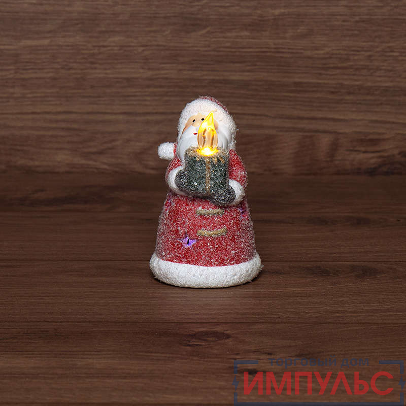 Фигура керамическая &quot;Дед Мороз со свечкой&quot; 7х7х12см NEON-NIGHT 505-008