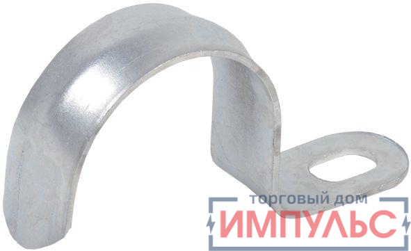Скоба крепежная однолапковая d16-17мм метал. (уп.10 шт) IEK CMAT10-16-010