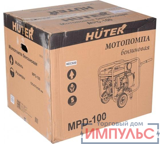 Мотопомпа MPD-100 HUTER 70/11/6