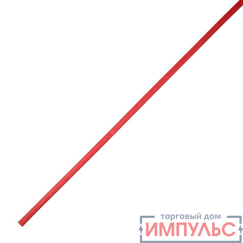 Трубка термоусадочная тонкостен. 12/4 с клеем (3:1) 1м красн. Rexant 26-1204