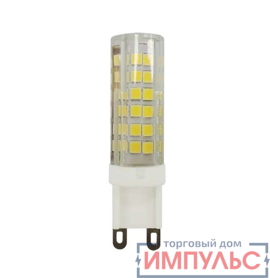 Лампа светодиодная PLED 9Вт капсульная 2700К тепл. бел. G9 590лм 175-240В JazzWay 5001039