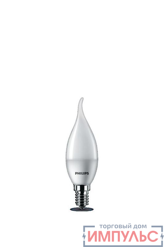 Лампа светодиодная ESS LEDCandle 6W 620lm E14 840BA35FR Philips 929002972307