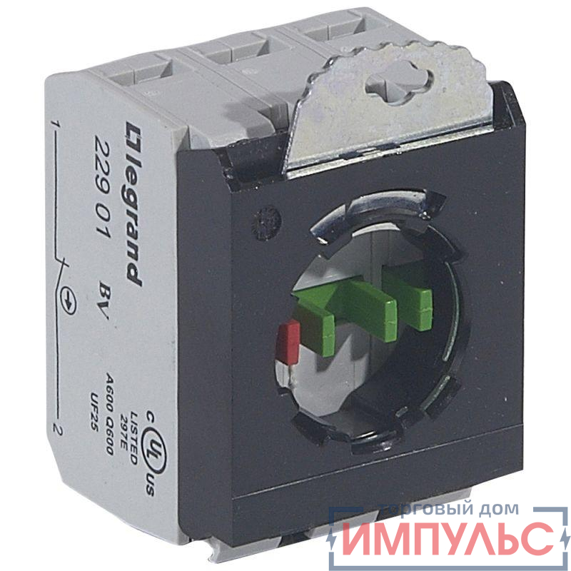 Блок контактов 3п +2хНО+ Н3 адаптер без инд. под винт Osmoz Leg 022977