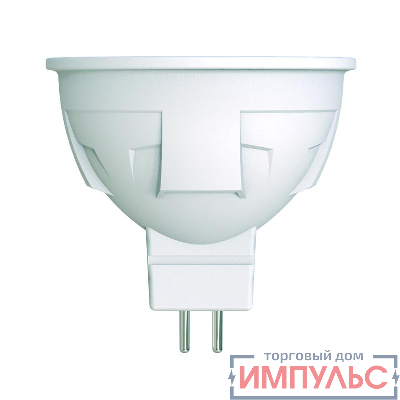 Лампа светодиодная LED-JCDR 6W/NW/GU5.3/FR/DIM PLP01WH Uniel UL-00003989