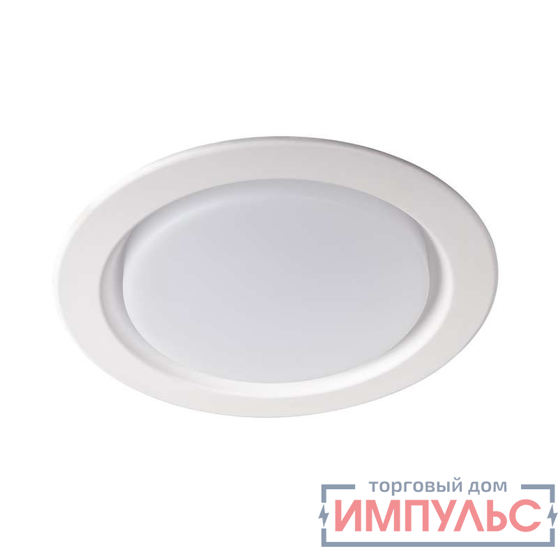 Светильник светодиодный PLED DL5 WH Downlight 18Вт 6500К IP40 ДВО встраив. JazzWay 5026483A