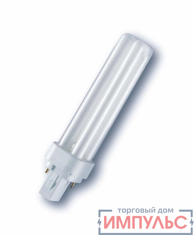 Лампа люминесцентная компактная DULUX D/E 18Вт/840 G24q-2 OSRAM 4099854122378