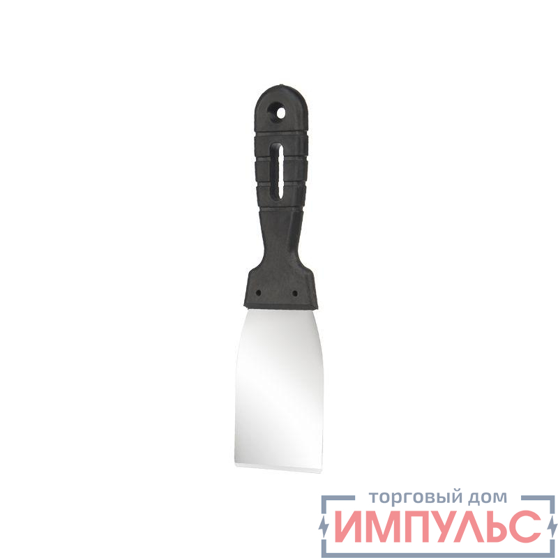 Шпатель 60мм нержавеющая сталь пластмас. ручка Rexant 89-0202