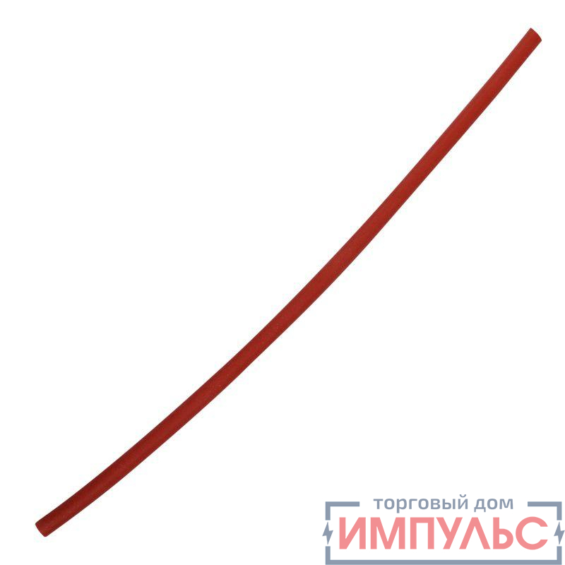 Трубка термоусаживаемая клеевая 3.0/1.0мм (уп.10шт) по 1м красн. Rexant 26-3004
