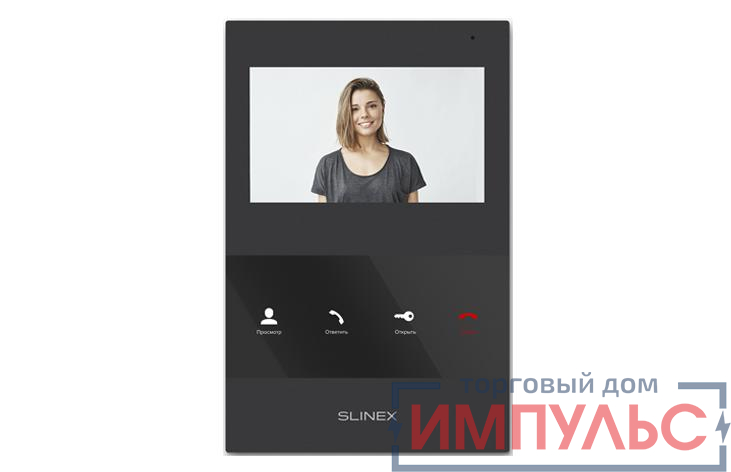 Видеодомофон SQ-04M черн. Slinex 00086294