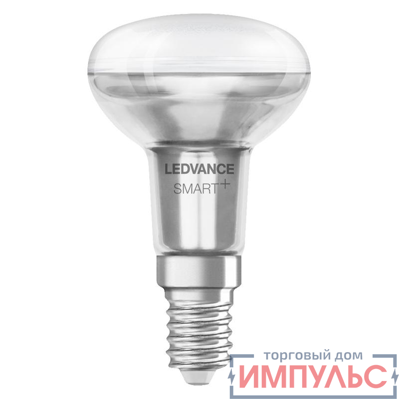 Лампа светодиодная SMARTWFR5040 3.3W 220VRGBW SMART+ R 3.3Вт RGBWК мультицвет E14 210лм R угол пучка 45град. 220-240В диммир. (замена 40Вт) прозр. стекло LEDVANCE 4058075609556