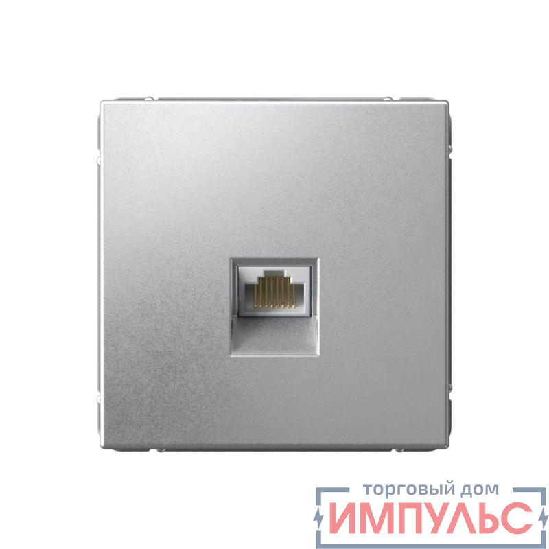 Розетка компьютерная ArtGallery RJ45 кат.6A механизм алюм. SE GAL000386