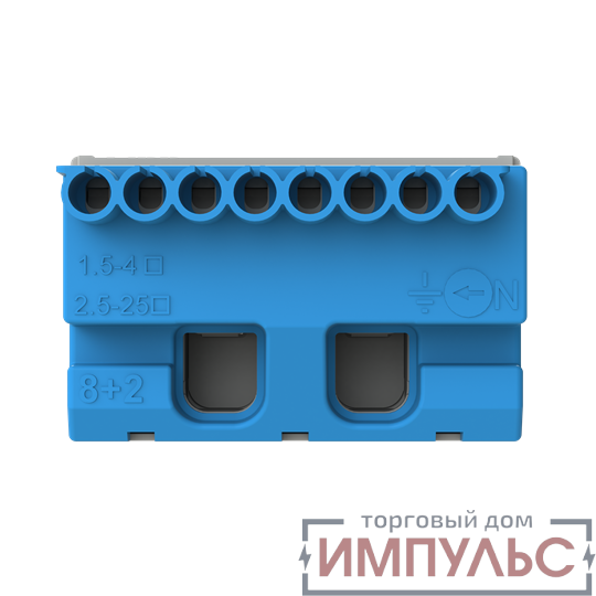 Клеммник самозажимной ZK82B N8x4+2x25 мм ABB 1SPE007715F9703