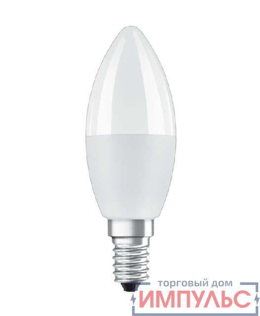 Лампа светодиодная LED STAR+ DIM с пультом B 40 5.5W/827 свеча 5.5Вт 2700К тепл. бел. E14 470лм 220-240В мат. пласт. OSRAM 4058075144309